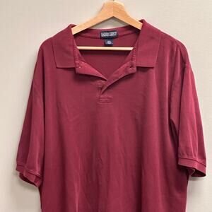 Lands End Polo Men’s Size XXL 50-52 Tall Red‎ See Details